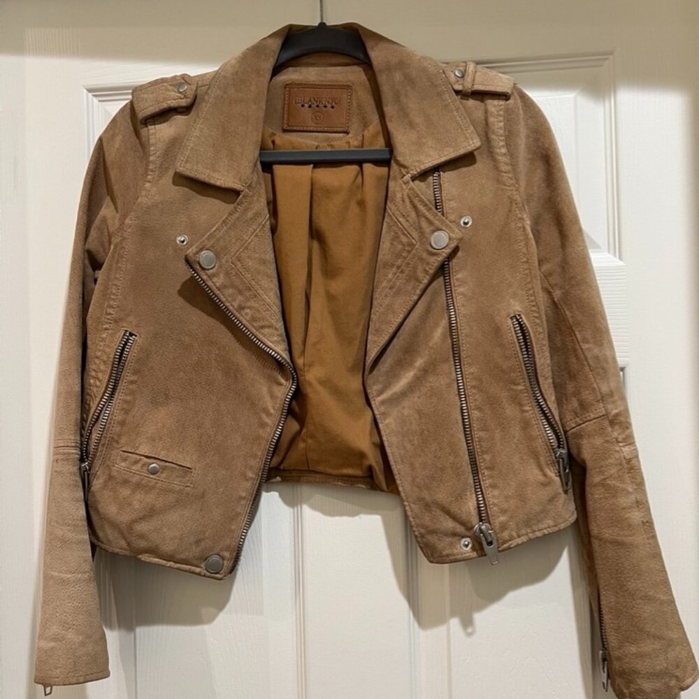 Blank NYC Tan Suede Jacket